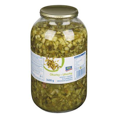aro Okurky kostky 3400 g