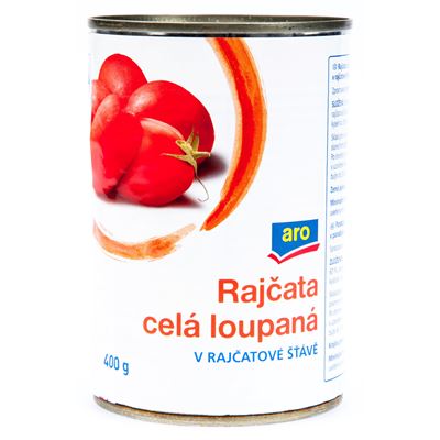 aro Rajčata celá loupaná 6 x 400 g