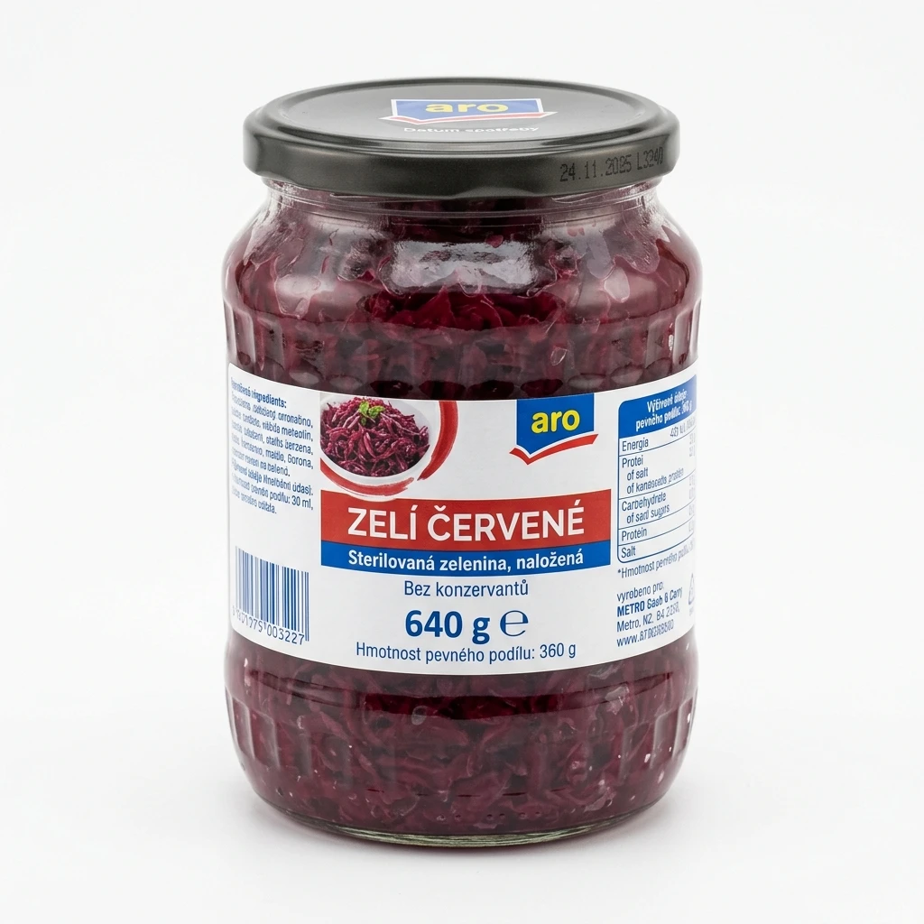 aro Zelí červené 8 x 640 g