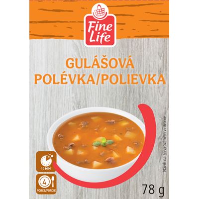 Fine Life Polévka gulášová 6 x 78 g