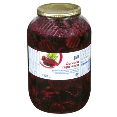 aro Řepa červená plátky 3300 g