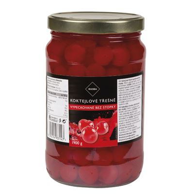 RIOBA Třešně koktejlové bez stopky 1900 g