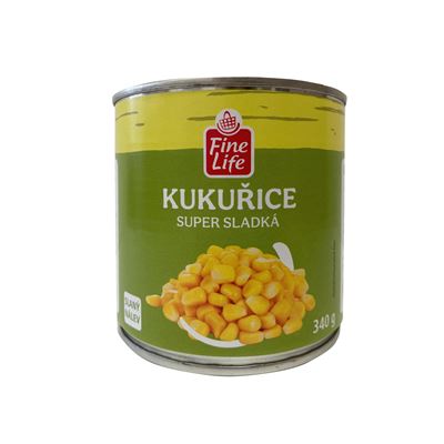 Fine Life Kukuřice vakuum 6 x 340 g