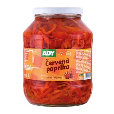 ADY Paprika červená řezaná 1600 g