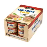 Hamé krůtí maso s vejci 16 x 120 g