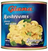 Giana Žampiony krájené 2,65 kg