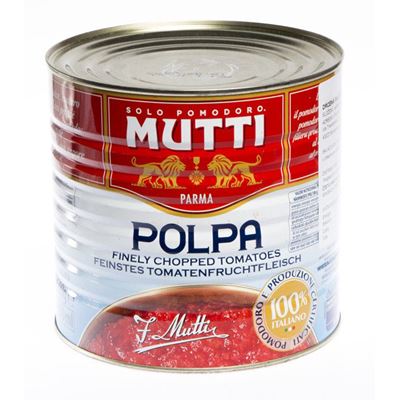 MUTTI Drcená rajčata 2,5 kg