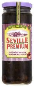 SEVILLE PREMIUM Olivy černé krájené 450 g