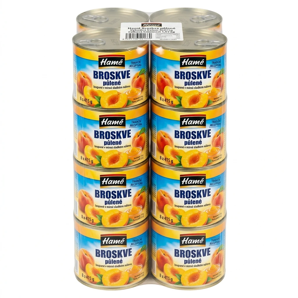 Hamé Broskve půlené 8 x 415 g