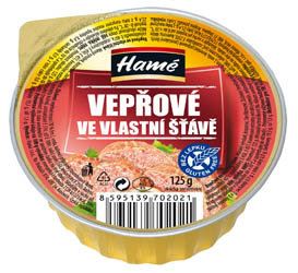 Hamé Vepřové ve vlastní šťávě 16 x 125 g