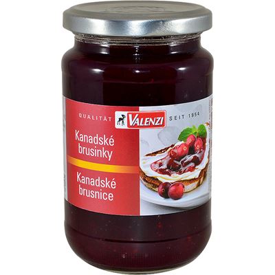 VALENZI Brusinky kanadské 2 x 390 g