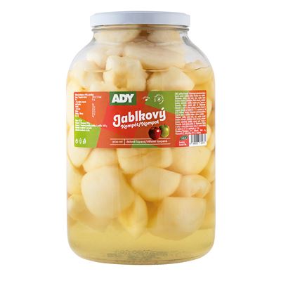 ADY Jablka loupaná dělená kompot 3,1 kg