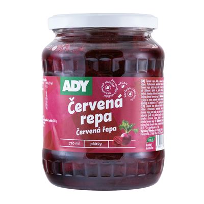 ADY Řepa červená plátky 4 x 720 ml