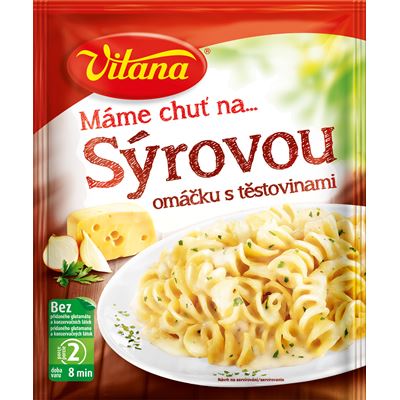 Vitana Těstoviny se sýrovou omáčkou 160 g