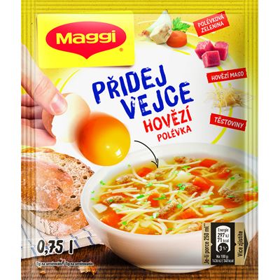 Maggi Přidej vejce polévka hovězí 44 g