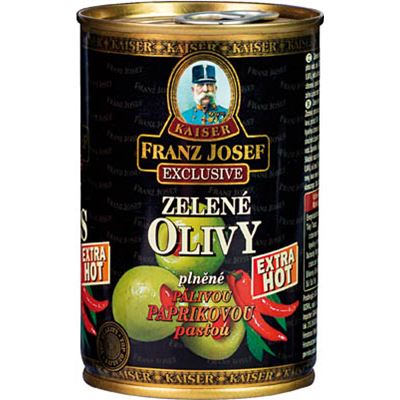 FRANZ JOSEF KAISER Olivy s paprikami pálivé 314 ml
