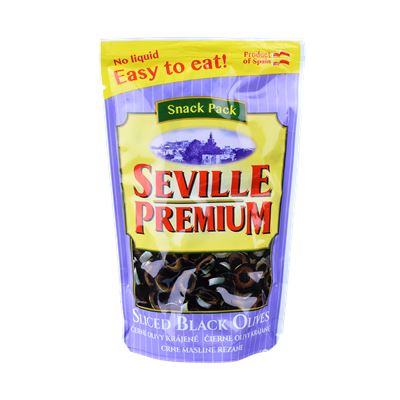 SEVILLE PREMIUM Olivy černé krájené 75 g
