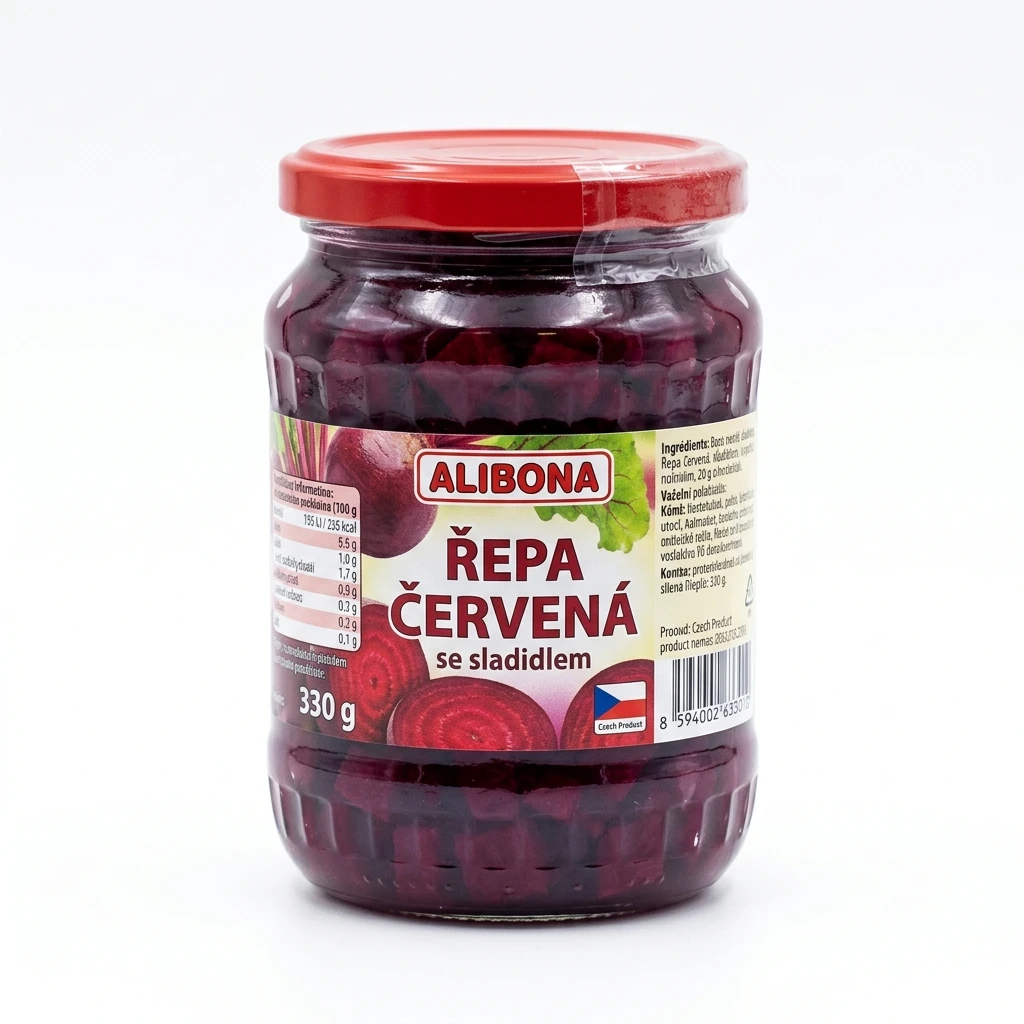 Alibona Řepa červená se sladidlem 8 x 330 g