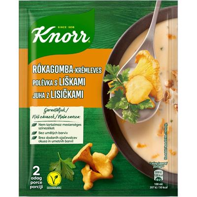 Knorr Polévka krémová s liškami (2 porce) 56g