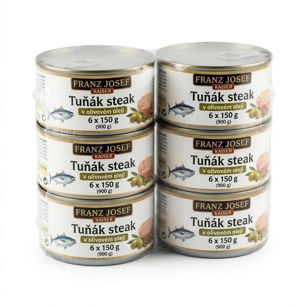 FRANZ JOSEF KAISER Tuňák steak v olivovém oleji 6 x 150 g