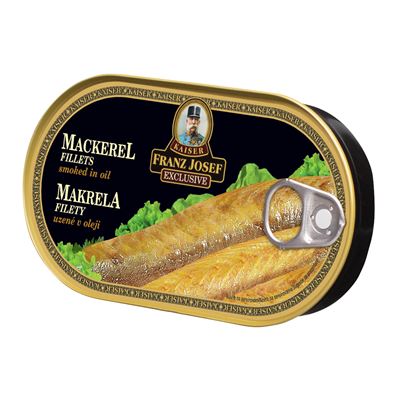 FRANZ JOSEF KAISER Makrela filety uzené v oleji 170 g