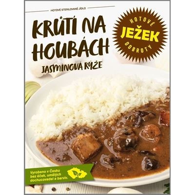 Ježkovy krabičky Krůtí na houbách s jasmínovou rýží 450 g