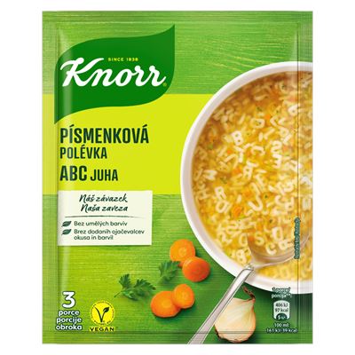 Knorr Polévka písmenková (3 porce) 82 g