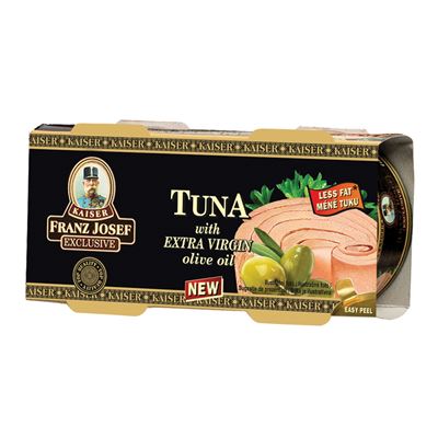 FRANZ JOSEF KAISER Tuňák steak v olivovém oleji 2 x 60 g