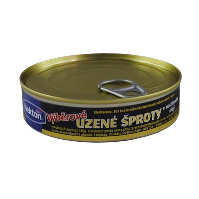 NEKTON Šproty uzené výběrové 160g