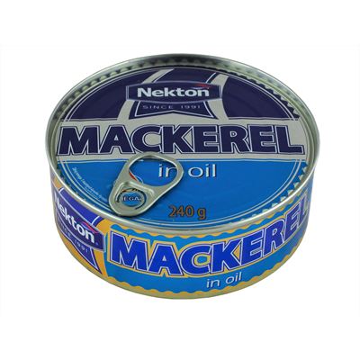 NEKTON Makrela v rostlinném oleji 240 g