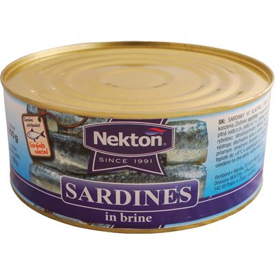 NEKTON Sardinky ve vlastní šťávě 900 g