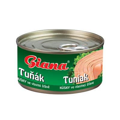 Giana Tuňák kousky ve vlastní šťávě 12 x 170 g