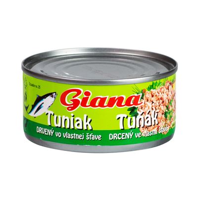 Giana Tuňák drcený ve vlastní šťávě 6 x 170 g