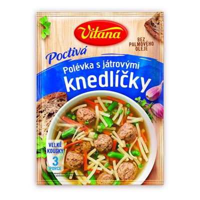 Vitana Poctivá s játrovými knedlíčky 88 g