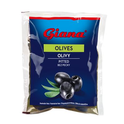 Giana Olivy černé krájené 180 g