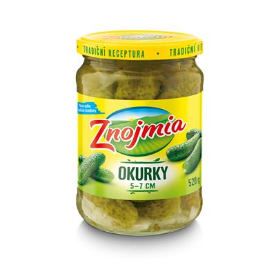 Znojmia Okurky 5 - 7 cm 4 x 520 g