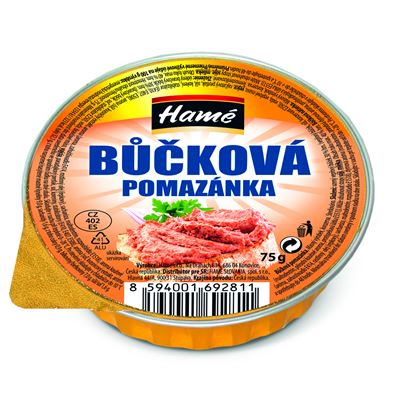 Hamé Pomazánka bůčková 28 x 75 g