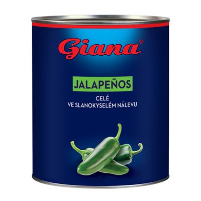 Giana Jalapeňos celé 3000 g