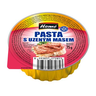 Hamé Pasta s uzeným masem 28 x 75 g