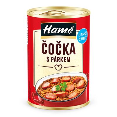 Hamé Čočka s párkem 4 x 400 g