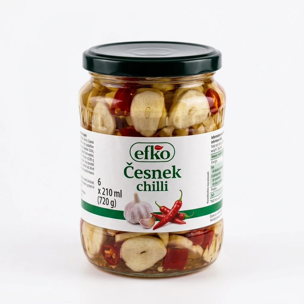 efko Česnek chilli 6 x 210 ml