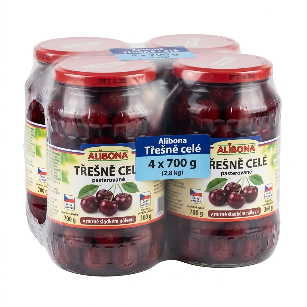 Alibona Třešně celé 4 x 700 g