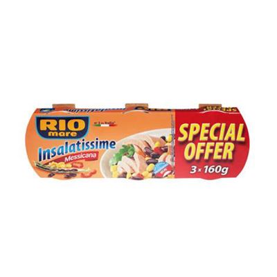 RIO mare Salát tuňákový Mexico 3 x 160 g