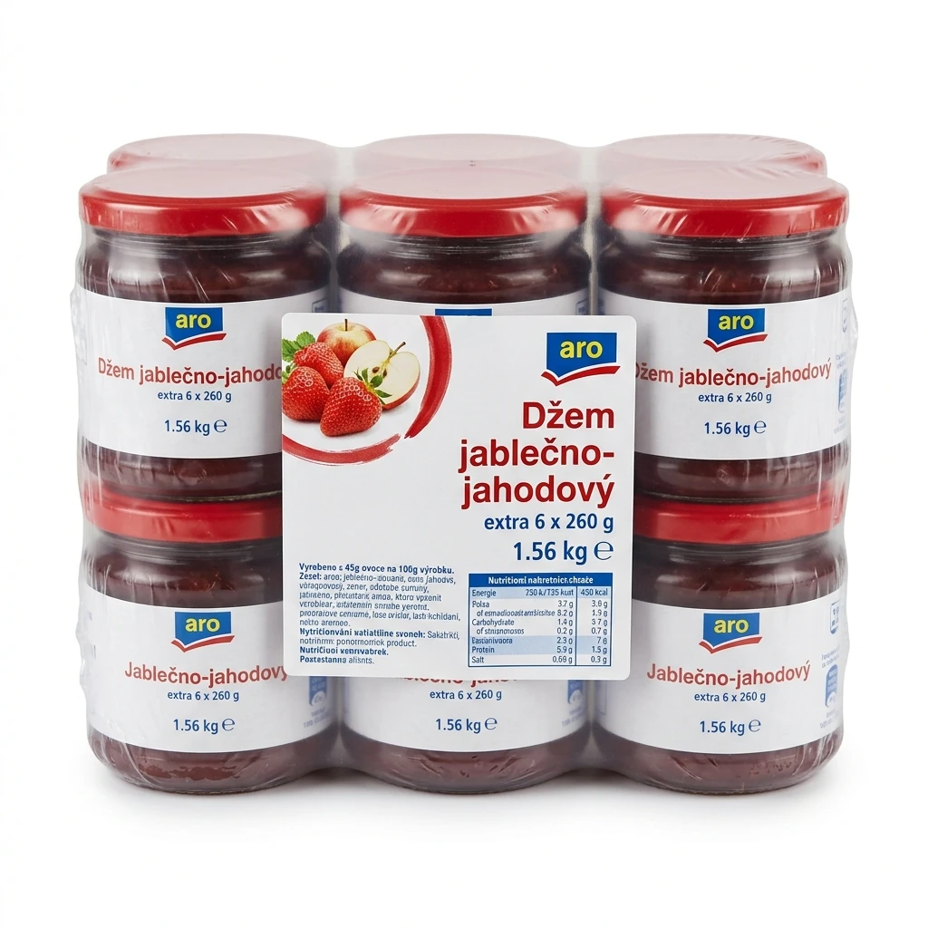 aro Džem jablečno-jahodový 6 x 260 g