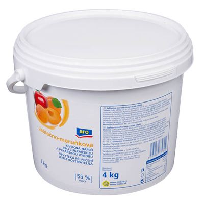 aro Náplň jablečno - meruňková 55 % 4 kg kbelík