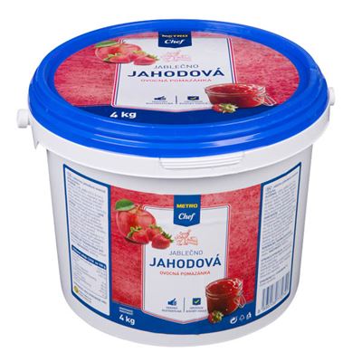 METRO Chef Pomazánka ovocná jablečno-jahodová 4 kg kbelík