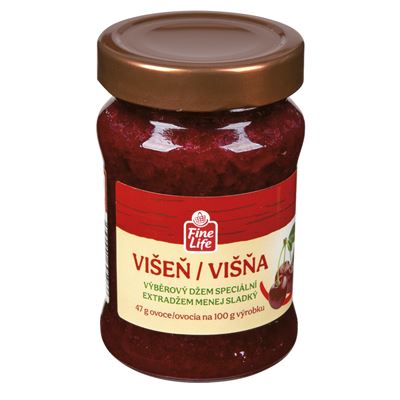 Fine Life Džem výběrový višeň 340 g