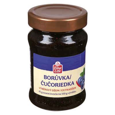 Fine Life Džem výběrový borůvka 340 g