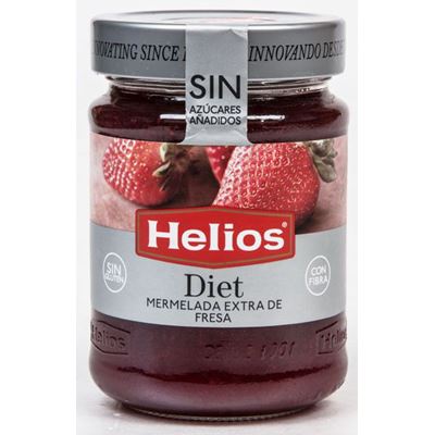 Helios Pomazánka jahodová bez přidaného cukru 280 g