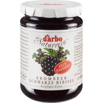 d'arbo Džem ostružiny černý rybíz 450 g